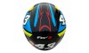 CAPACETE ABERTO FW3 X OPEN UP 43 C/ÓCULOS PRETO/AMARELO/AZUL